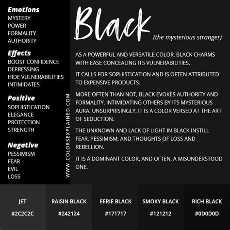 Definition Of The Color Black Definition Klw