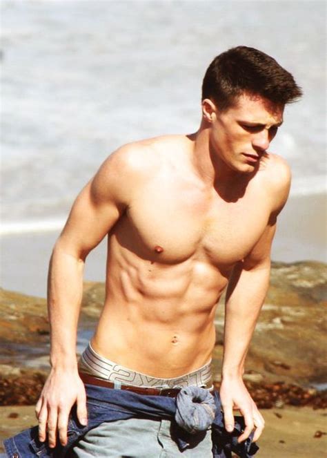 ohhhh lllooordy that is a fine piece of man candy right there colton haynes hot men aaron