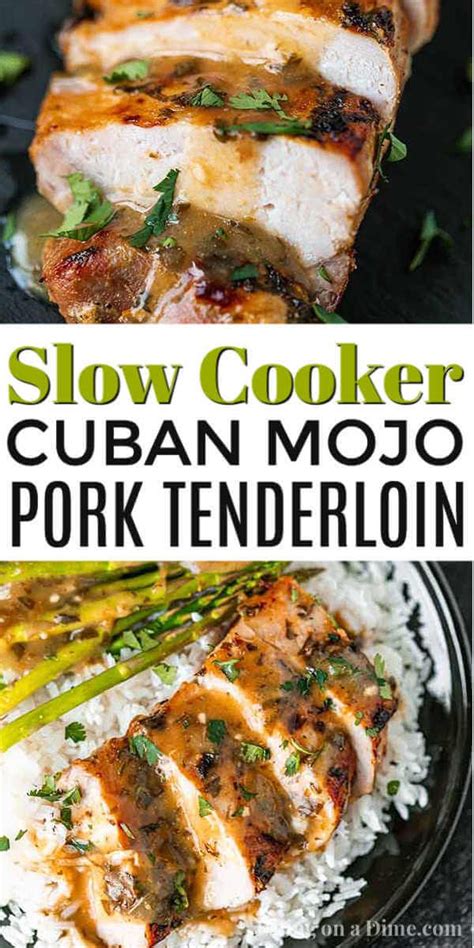 Pork tenderloin is great for roasting or grilling but sometimes you want to be able to turn it on and just walk away 'til it's done. Crock Pot Cuban Mojo Pork Tenderloin recipe - cuban mojo ...