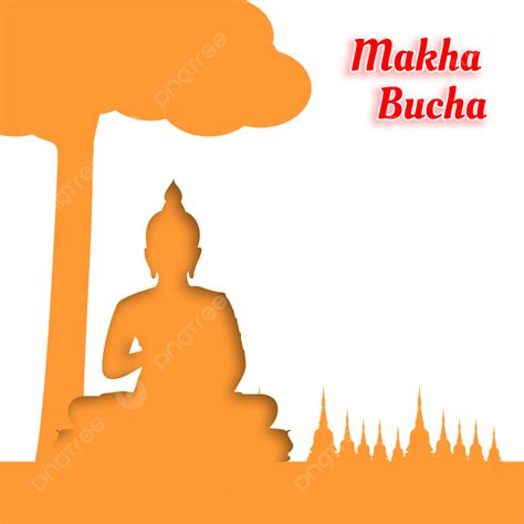 Makha Bucha Festival Tailandia Elementos Lindos Png Makha Bucha