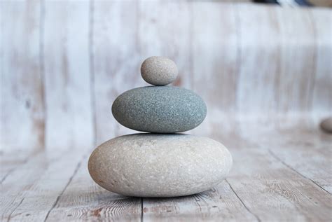 3 Sea Round Beach Stones Zen Meditation Yoga Stones Cairn Etsy