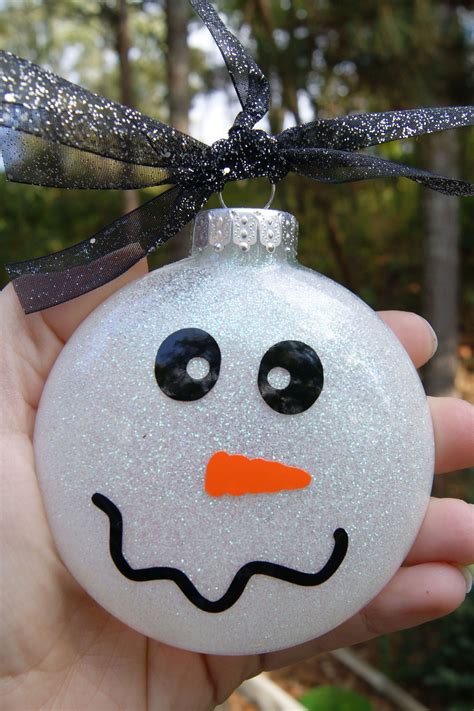 Christmas Snowman Ornament Christmas Ornament Crafts Christmas
