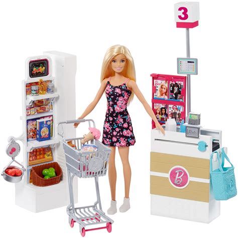 Barbie Supermarket Playset Brickseek
