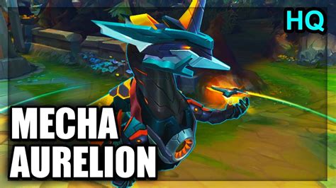 Mecha Aurelion Sol High Quality Skin Spotlight League Of Legends Youtube