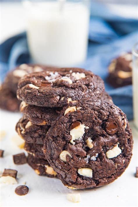 Ultimate Double Chocolate Chip Cookies The Flavor Bender Triple