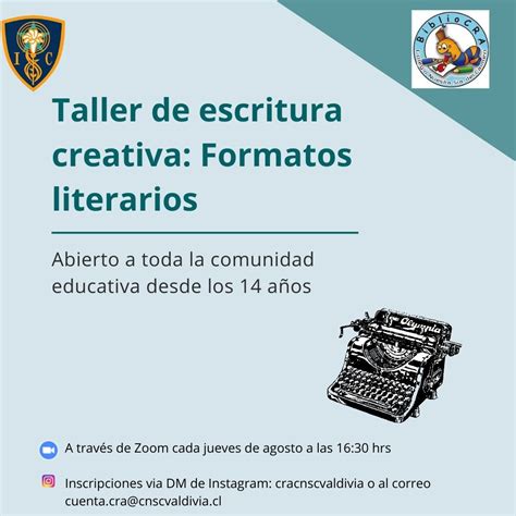 Taller De Escritura Colegio Nuestra Señora Del Carmen