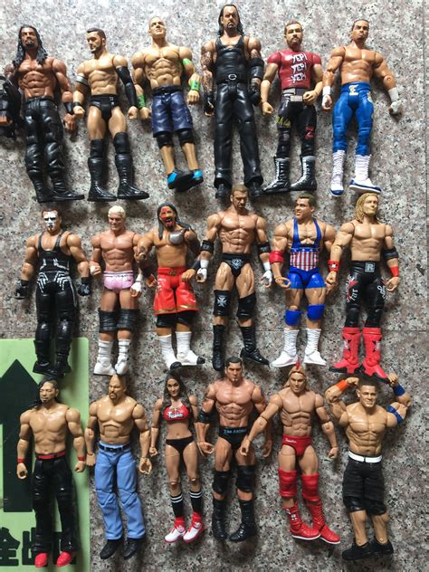High Quality Wrestler Action Figure Toys Wwe Characters Wrestling Ts