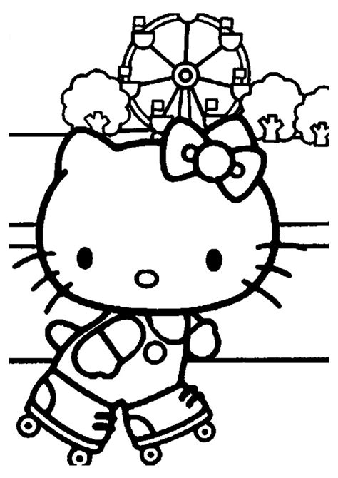20 Dibujos Para Colorear De Hello Kitty Manualidades