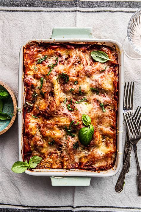 Stir in broth and clam juice and bring to a boil. Healthy Vegetable Lasagna (gluten-free) - NattEats