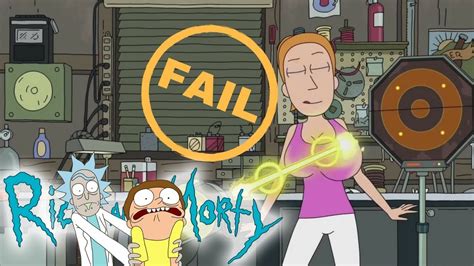 rick and morty summer s boobs epic fail youtube