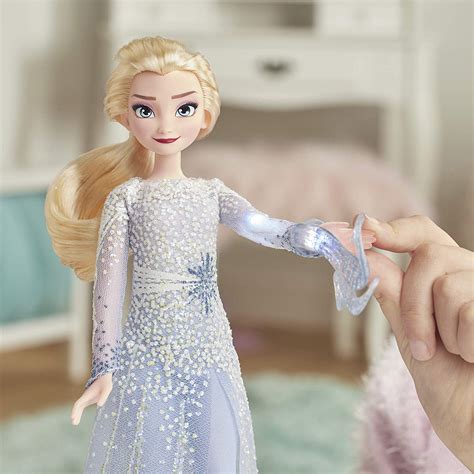 Frozen 2 Elsa Doll With Ponytail From Battle With Nokk Scene Magical