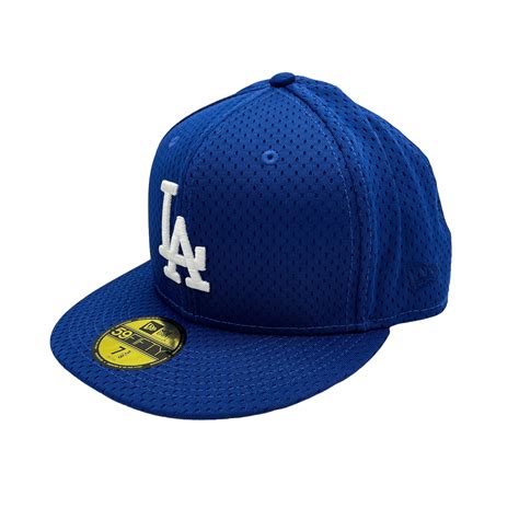 Los Angeles Dodgers New Era Custom Blue Mesh Ninties Side Patch 59fift
