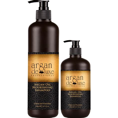 Argan Deluxe Professional Argan Oil Nourishing Shampoo 300ml And 1lt