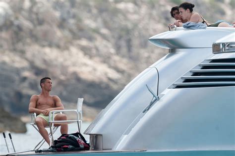 Cristiano Ronaldo On Holiday In Ibiza On A Yacht Mirror Online