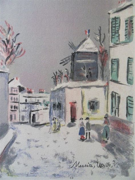 Maurice Utrillo Le Cabaret Du Lapin Agile Et Montmartre Catawiki