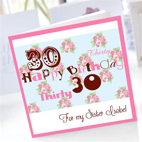 Check spelling or type a new query. Personalised 30th Birthday Card By Amanda Hancocks ...