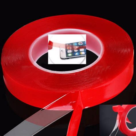25m Double Side Tape Strong Sticky Adhesive For Mobile Cell Phone