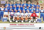 Sampdoria - Campione D"Italia 1990/91 In alto, da sinistra: Lanna ...