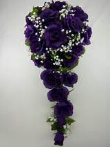 Photos of Deep Purple Wedding Flowers