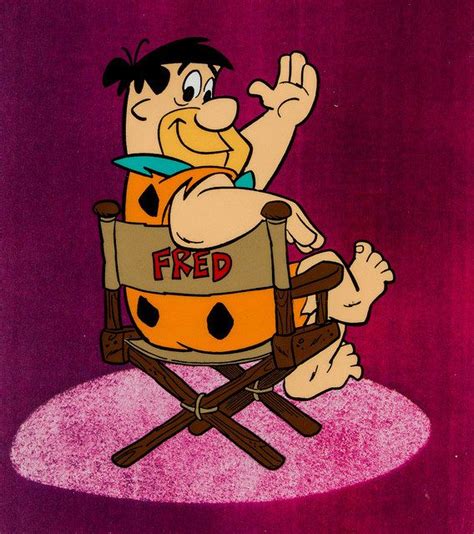 Fred Flintstone Publicity Cel Animation Art Hanna Barbera Fred