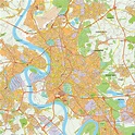Digital City Map Düsseldorf 180 | The World of Maps.com