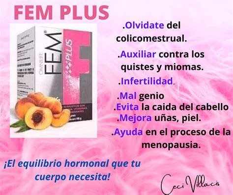 FEM PLUS Omnilife Productos Para La Salud Aparato Reproductor Femenino