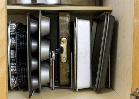 Easily Organize Your Baking Pans In Any Cabinet The Homes I Have Made