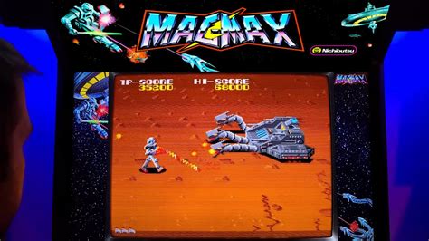 Magmax Arcade Cabinet Mame Gameplay W Hypermarquee Youtube