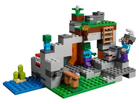 Lego Minecraft The Zombie Cave 241 Piece Building Kit Lego 21141