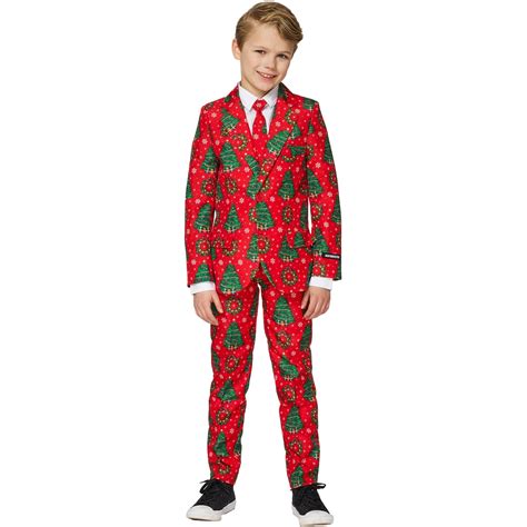 Little Boys Boys Christmas Red Suit Costume Childrens Costumes