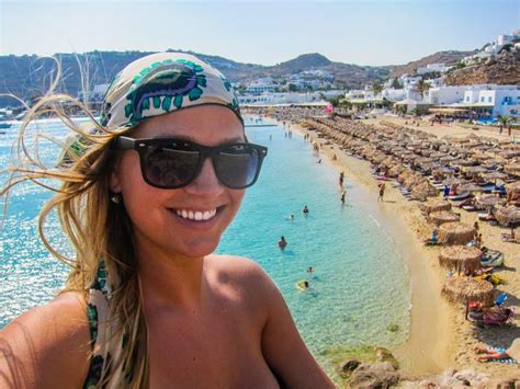 Mykonos Beach And Party Guide • The Blonde Abroad Mykonos Beaches Mykonos Psarou Beach