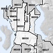 Bellevue Zip Code Map – Map Vector