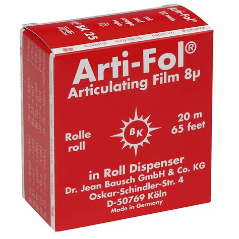 Bausch Arti Fol Articulation Foil Double Sided Red