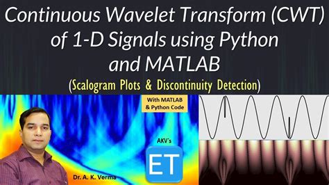 Continuous Wavelet Transform Cwt Of 1 D Signals Using Python And