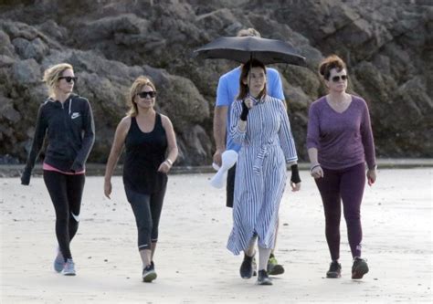 Nigella Lawson Shields Herself From The Sun In Her Own Style On Beach