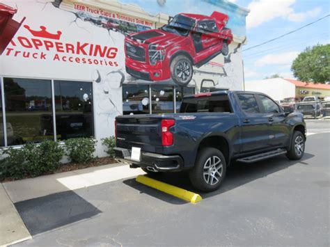 2020 Silverado Leer 350m And Nerf Bars Topperking Topperking