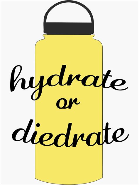 Hydrate Or Diedrate Sticker Sticker By Gracesiefker Redbubble