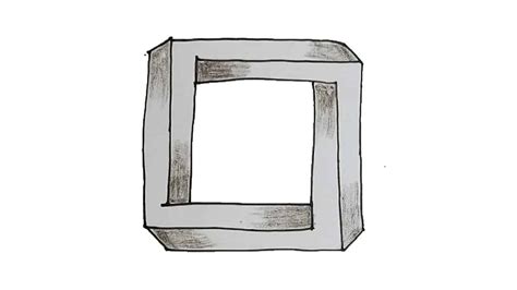 In this easy one on one tuturial, you can see how to draw this amazing effect. How to draw a Impossible Square 3D easy - 3D drawing step ...