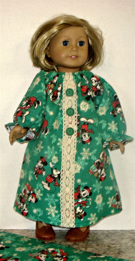 Minnie And Mickey Flannel Christmas Nightgown With Matching Blanket