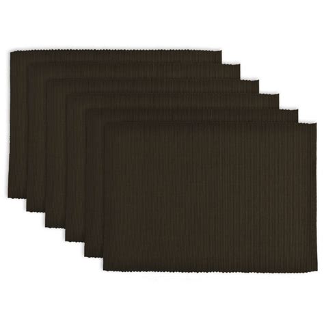 Placemat Dark Brown Set Of 6 Doilies And Placemats Michaels