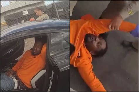 Cops Release Video Of Marshawn Lynch Sleep In His Car And Them Pulling Him Out Of The Vehicle