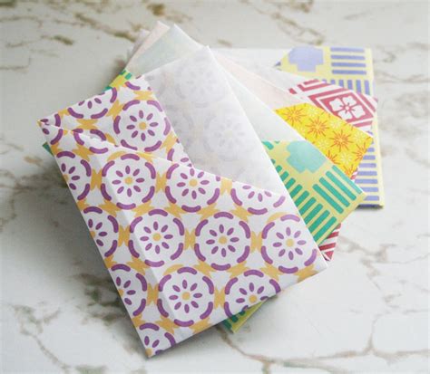 Origami T Cardmoney Envelopes Set Of 5 Etsy