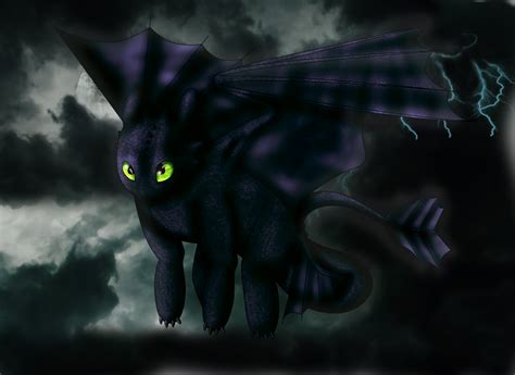 Httyd Night Fury By Kmpriddy2 On Deviantart