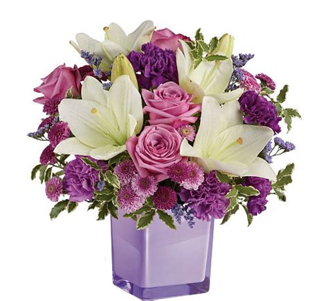Telefloras Pleasing Purple Bouquet Bd47ta Canada Flowers