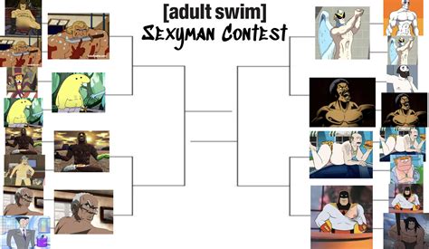 Adult Swim Out Of Context On Twitter Round 1 Of The Adult Swim Sexyman Contest Has Come To An