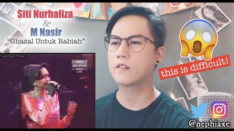 Ghazal untuk rabiah jamal abdilah amy version. Siti Nurhaliza and M Nasir - Ghazal Untuk Rabiah| REACTION ...