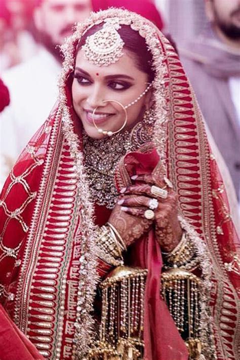 this indian bride wore deepika padukone s sabyasachi lehenga at her own wedding vogue india