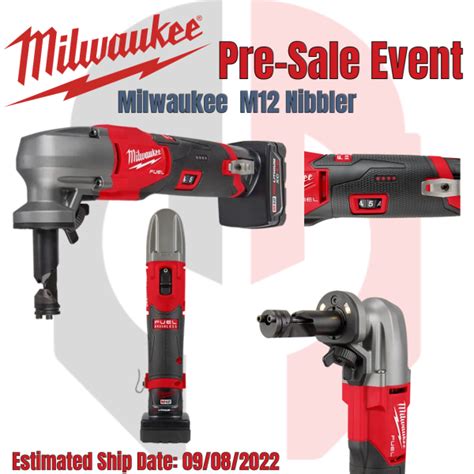 Milwaukee M12 Fuel 16 Gauge Variable Speed Nibbler Techs Choice Tools