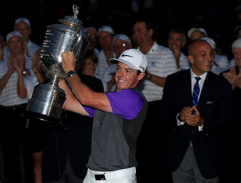 Mcilroy Saves Pga Championship Trophy From Breaking Video