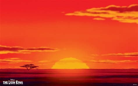 Lion King Sunset Wallpapers Top Free Lion King Sunset Backgrounds